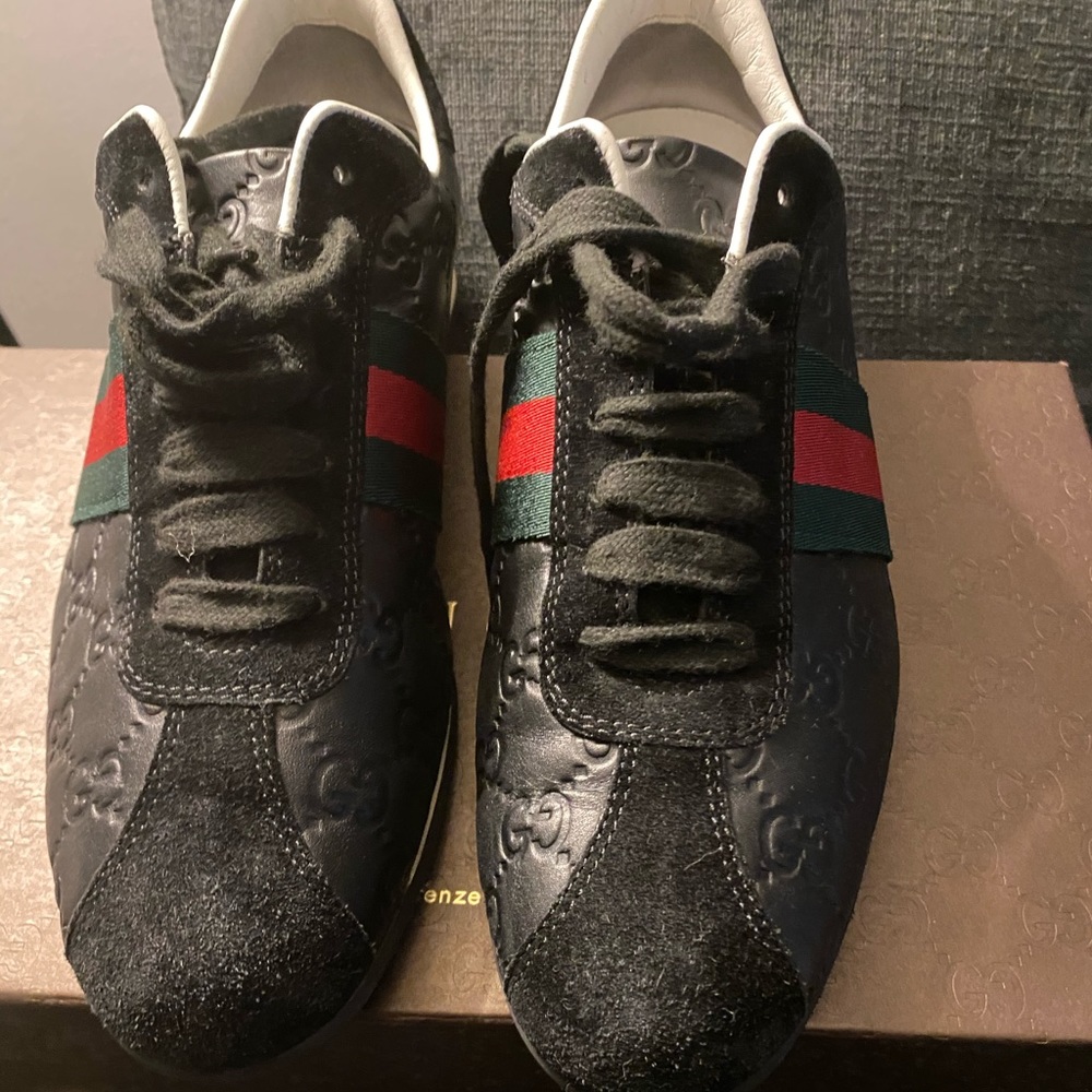 Gucci Black Guccissima Women’s Sneakers